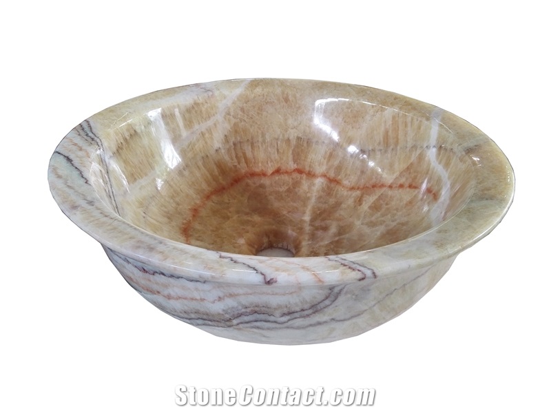 Solid Surface Black Marble Basin Leather Finished Black Marquina Round Sink for Bathroom Sink