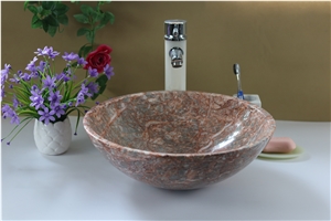 Solid Surface Marble Stone Sink White Marble Bathroom Sink