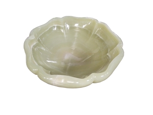 Solid Surface Yellow Onyx Sink Honey Onyx Sink for Bathroom Sink