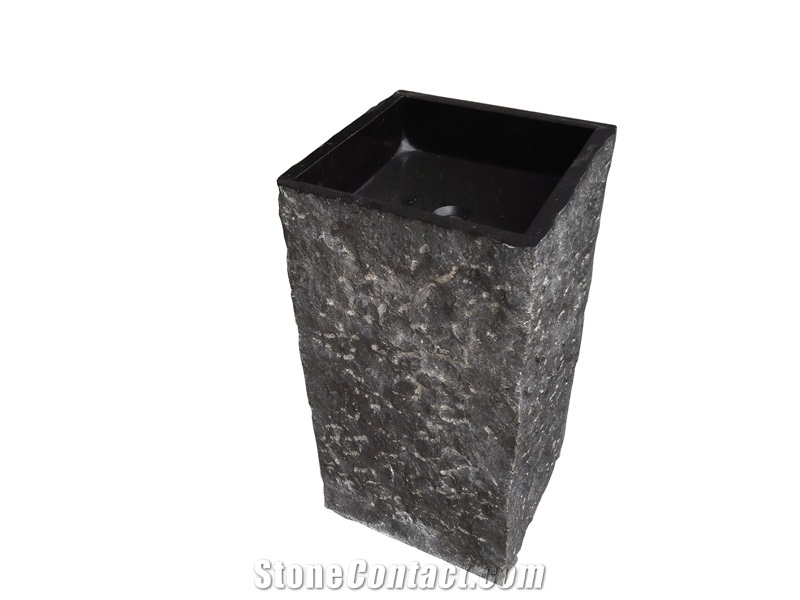 White Marble Solid Surface Sink Bianco Carrara Oval Sink for Bathroom Sink