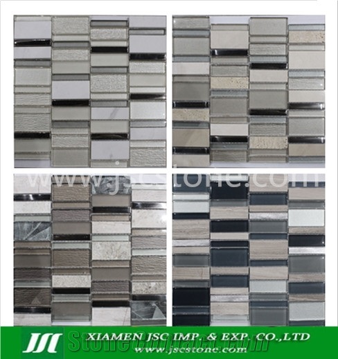 Glass Mosaic, Wall/Floor Mosaic, Mosaic Pattern