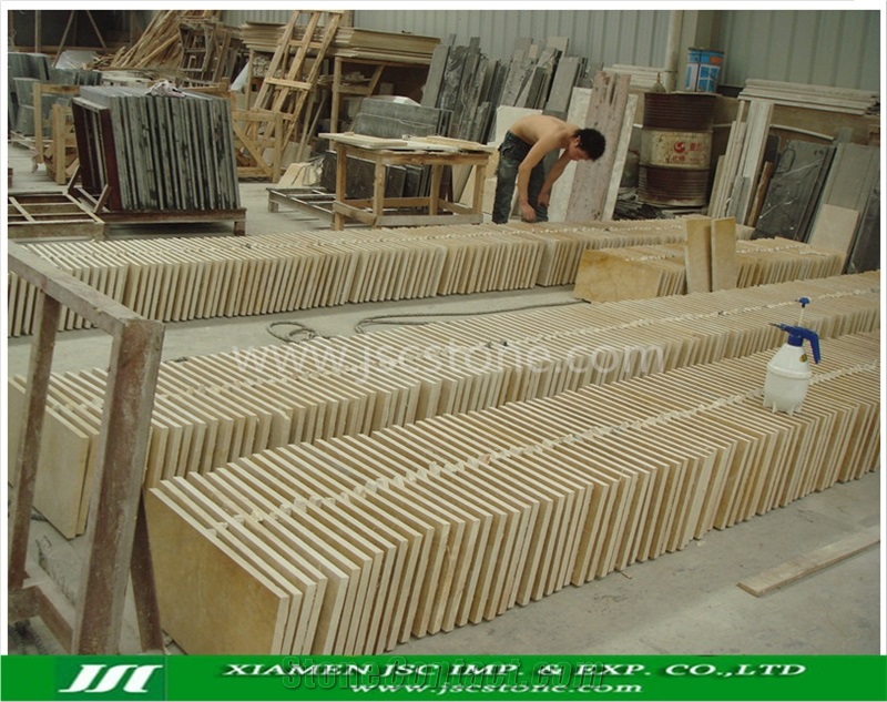 Shell Beige Marble Slab & Tile, Iran Beige Marble