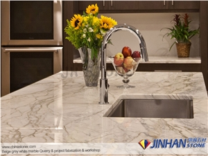 Bianco Calacatta Marble Countertops, Marmi Bianco Calacatta Kitchen Countertops,Calacatta Bianco Kitchen Bar Top,Calacatta Blanco Kitchen Worktops
