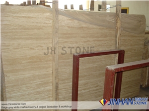 Iran Hone & Fill Super White Travertine Slab & Tile,Persian White Travertine Wall Covering Tiles, Super Light Travertine Floor Covering Tile, Iran White Travertine Stair,Cream White Travertine Pattern