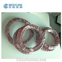 Quarry Diamond Wire Saw, 10.5, 11, 11.5mm Plastic Wire Saw with Beads, Reinforced Concrete Cutting Wire, Marble and Granite Mining Tools, Cutting Wire for Wire Saw Machine, Good Quality Stone Tools