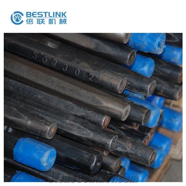 Top Hammer Hex22108mm Taper Drill Rod for Rock Drilling Tools