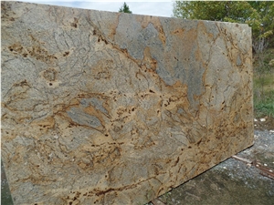 Golden Crystal Granite Slabs Golden Crystal Granite Slabs