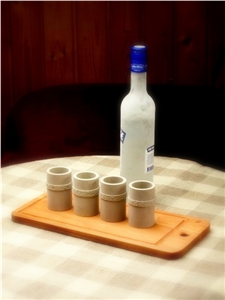 Marble Carved Drinking Glass