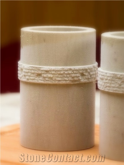 Marble Carved Drinking Glass