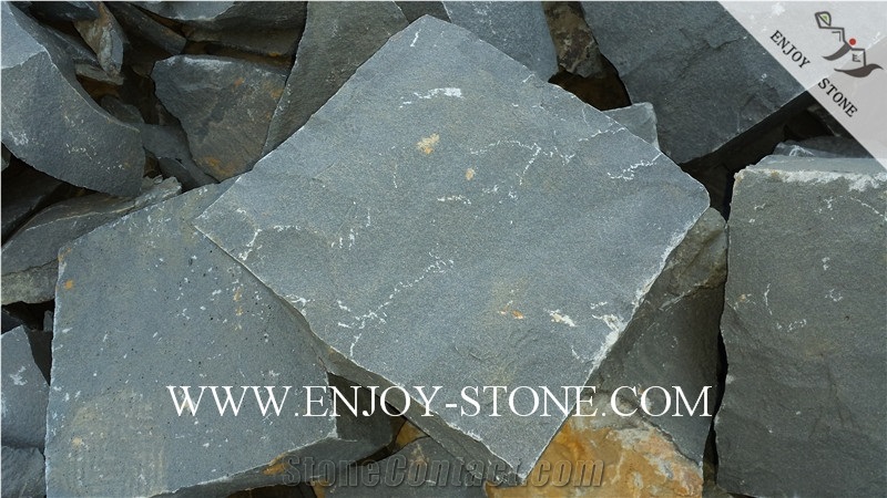 All Sides Natural Split Cube/Cobble Basalt,Gray Basalt,Grey Basalto,Andesite Stone, All Sides Natural Split Basalt /Flooring/Walling/Pavers/Granite/Cube/Cobble