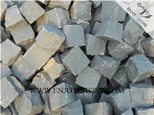 All Sides Natural Split Cube/Cobble Stone Zhangpu Black, Black Basalt,Zp Black ,All Sides Natural Split Cube/Cobble/Flooring/Walling/Pavers