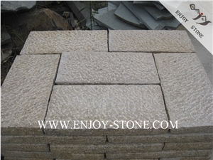 All Sides Picked G682 Golden Yellow,Golden Rust, Rustic Yellow , Golden Granite,Yellow Granite,All Sides Picked/Pineapple Tile/Cut to Size, Slabs/Flooring/Walling/Pavers