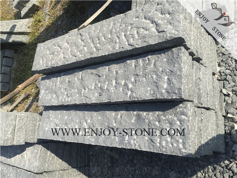 All Sides Picked/Pineapple G654 Sesame Grey, Padang Grey, Sesame Black, Sesame Gray, Six Sides Rough-Picked Pillar/Tile/Cut to Size, Slabs/Flooring/Walling/Pavers/Granite/Cobble Stone