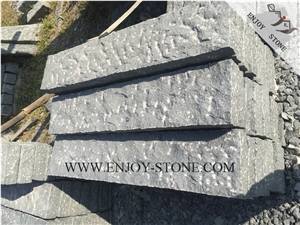 All Sides Picked/Pineapple G654 Sesame Grey, Padang Grey, Sesame Black, Sesame Gray, Six Sides Rough-Picked Pillar/Tile/Cut to Size, Slabs/Flooring/Walling/Pavers/Granite/Cobble Stone