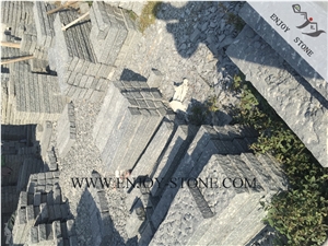 All Sides Picked/Pineapple G654 Sesame Grey, Padang Grey, Sesame Black, Sesame Gray, Six Sides Rough-Picked Pillar/Tile/Cut to Size, Slabs/Flooring/Walling/Pavers/Granite/Cobble Stone
