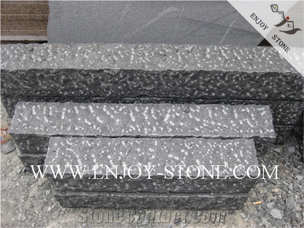 All Sides Picked/Pineapple G684 Fuding Black, Black Basalt, Black Pearl Basalt, Black Basalt, Six Sides Rough-Picked,Black Pearl Basalt Pillar