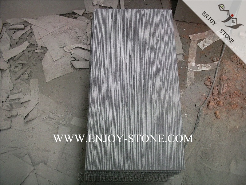 Autumn Rains Basalt Tiles for Wall Cladding and Flooring,China Grey Basalt Pattern,Hainan Grey Basalt Tiles and Slabs