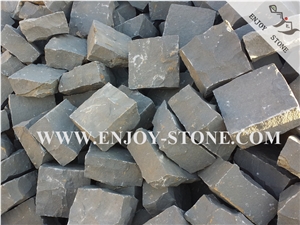 Basalt Cube Stone, All Natural Split, Paving, Driveway, Pavers, Walkway, Andesite Cobble Stone, Lava Stone Cobble Stone, Chinese Basalt Paving