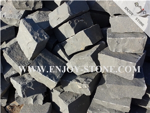 Basalt Cube Stone, All Natural Split, Paving, Driveway, Pavers, Walkway, Andesite Cobble Stone, Lava Stone Cobble Stone, Chinese Basalt Paving