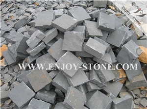 Basalt Cube Stone, All Natural Split, Paving, Driveway, Pavers, Walkway, Andesite Cobble Stone, Lava Stone Cobble Stone, Chinese Basalt Paving