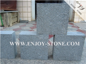 Basalt Cube Stone, Bush-Hammered, Andesite Cobble Stone, Lava Stone Cobble Stone, Chinese Basalt Paving