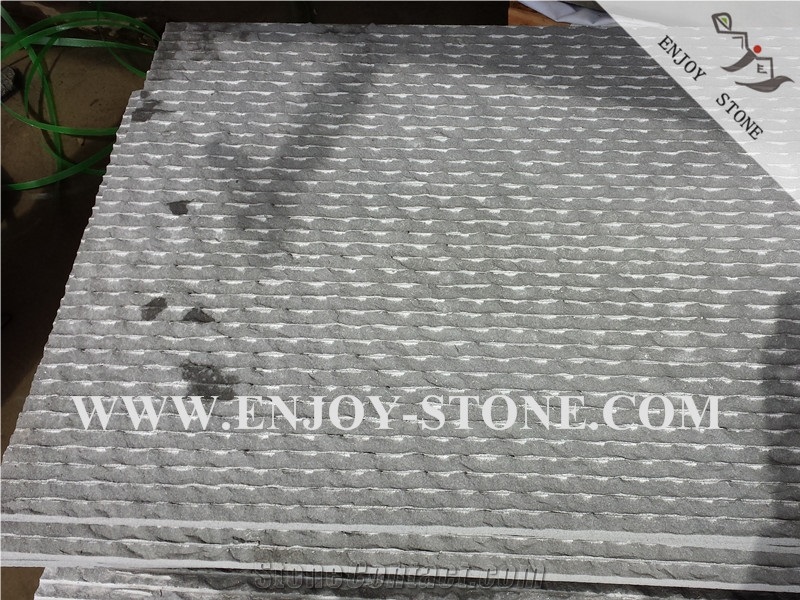 Basalt Tile, Andesite Tile, Lavastone Tile, Half-Planed, Walling, Flooring, Cut to Size Tile,Chinese Grey Basalt