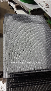 Basaltina/Basalto/Inca Grey Basalt Half Planed Finish/Grooved and Natural Split Surface for Exterior Wall Cladding,Anti-Slip Finish for Outdoor Flooring