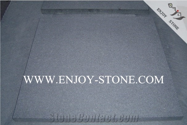 Black Granite G684 Sandblasted Surface,Fuding Black Granite Slabs&Tiles for Exterior and Interior Wall Cladding and Flooring