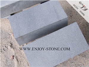 Black Granite G684 Sandblasted Surface,Fuding Black Granite Slabs&Tiles for Exterior and Interior Wall Cladding and Flooring