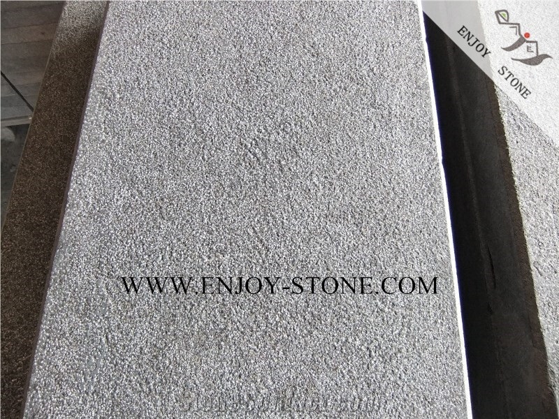 Bush Hammered Finish G684 Black Pearl Basalt,Lava Stone Tiles,Andesite Wall Tiles,Fuding Black Basalt Floor Covering Tiles&Slabs
