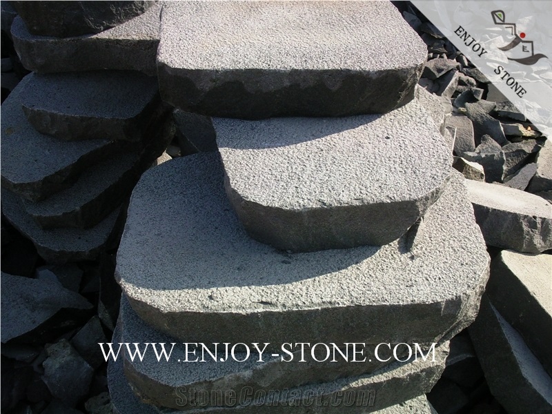 Bush Hammered Flag Stone Zhangpu Bluestone,Zp Bluestone,Bluestone with Cat Paw,Bush Hammered Flag Strip/Tiles/Cut to Size/Slabs/Flooring/Walling/Pavers