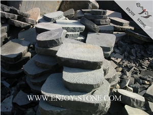 Bush Hammered Flag Stone Zhangpu Bluestone,Zp Bluestone,Bluestone with Cat Paw,Bush Hammered Flag Strip/Tiles/Cut to Size/Slabs/Flooring/Walling/Pavers