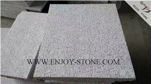 Bush Hammered Tiles G603 Sesame White,Salt & Pepper,Padang White,White Granite Bush Hammered Tiles Pool Pavers,Cut to Size