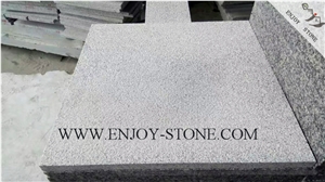 Bush Hammered Tiles G603 Sesame White, Salt & Pepper, Padang White, White Granite Bush Hammered Tiles Pool Pavers,Cut to Size/Slabs,Flooring,Walling
