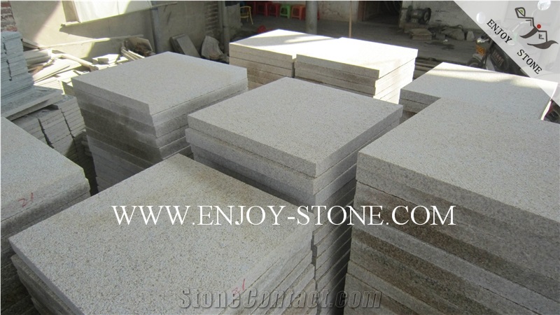 Bush Hammered Tiles G682 Golden Yellow,Golden Rust, Rustic Yellow , Golden Granite,Yellow Granite,Bush Hammered Tile/Cut to Size, Slabs/Flooring/Walling/Pavers/Granite