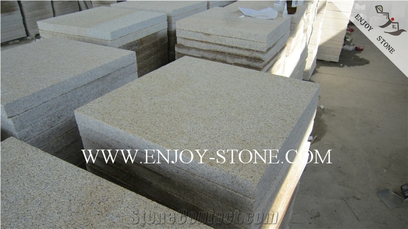 Bush Hammered Tiles G682 Golden Yellow,Golden Rust, Rustic Yellow , Golden Granite,Yellow Granite,Bush Hammered Tile/Cut to Size, Slabs/Flooring/Walling/Pavers/Granite