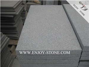 Bushhammered G612 Dark Green Granite Tiles&Slabs,Cut to Sizes Granite Floor Covering,Granite Skirting