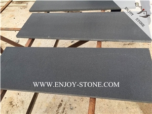 Cheap Hainan Black Basalt,China Popular Hn Dark Basalt Without Honeycombs Tiles&Slabs for Outdoor Wall Cladding and Flooring,Honed Surface Andesite Stone