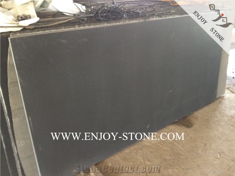 China Black Basalt Slabs,Honed Surface Hainan Black Basalto,Hn Black Andesite Tiles&Slabs,Basalt Floor Covering Tiles,Basalt Wall Covering Tiles