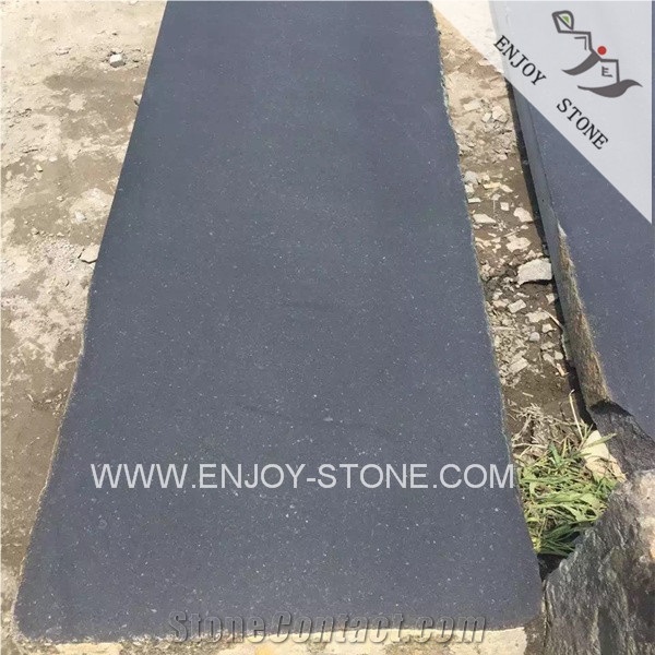 China G684 Black Basalt,Black Galaxy Pearl Basalt Fuding Black Honed Tiles,Slabs for Flooring,Walling