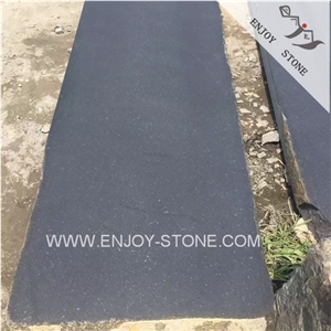 China G684 Black Basalt,Black Galaxy Pearl Basalt Fuding Black Honed Tiles,Slabs for Flooring,Walling