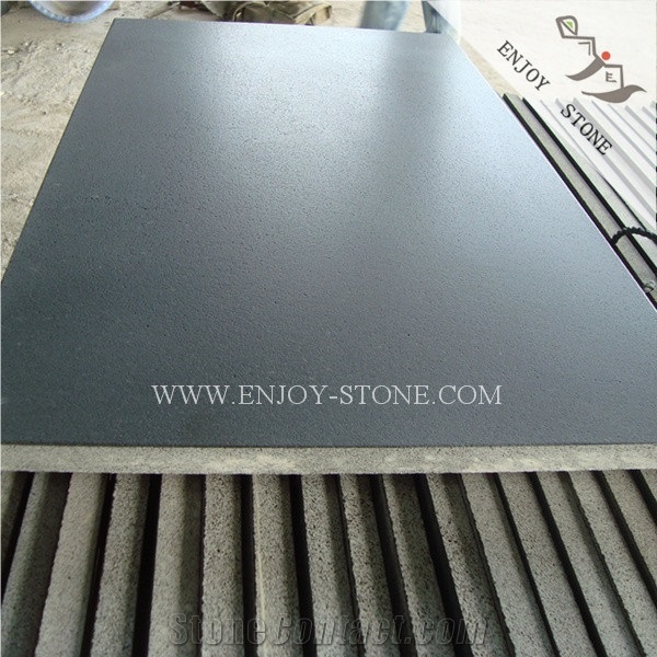 China Grey Basalt,Leathered Finish Cut to Size Tiles,Slab