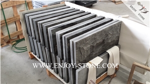 China Hainan Grey Basalto Mushroom Wall Cladding,Cleft Basalt/Andesite/Basaltina Stone,Natural Split Face Wall Covering Tiles