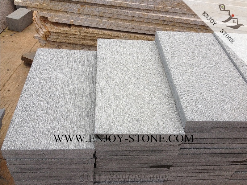Chiseled/Split Surface G612 Oliver Green Granite for Exterior and Interior Wall Cladding,Flooring,Zhangpu Green Granite Tiles&Slabs,Anti-Slip Finish