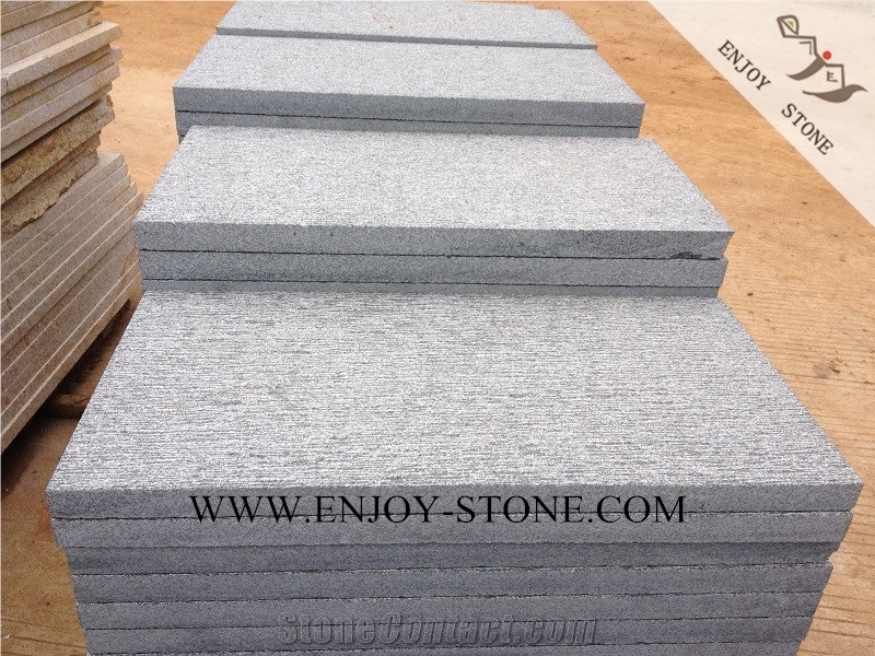 Chiseled/Split Surface G612 Oliver Green Granite for Exterior and Interior Wall Cladding,Flooring,Zhangpu Green Granite Tiles&Slabs,Anti-Slip Finish