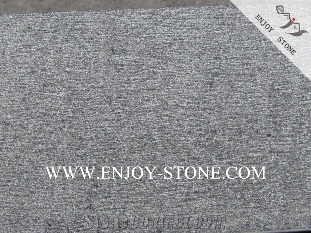 Chiseled/Split Surface G684 Black Granite Floor Tiles,Granite Wall Covering,Granite Slabs,Cut to Sizes