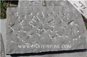 Coarse Picked/Pineapple Tiles Zhangpu Black, Black Basalt,Zp Black , Coarse Picked/Pineapple Strip/Tiles/Cut to Size/Slabs/Flooring/Walling/Pavers