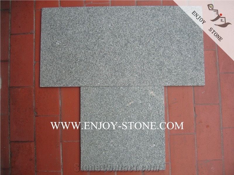 Flamed G612 Oliver Green Grantie Pattern,China Dark Green Granite Wall Covering,Floor Covering,Granite Versailles Pattern,Granite Wall Tiles&Slabs
