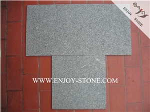 Flamed G612 Oliver Green Grantie Pattern,China Dark Green Granite Wall Covering,Floor Covering,Granite Versailles Pattern,Granite Wall Tiles&Slabs