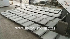 Flamed Rebated Bullnose Edging Swimming Pool Coping Tiles,New G603 Light Grey Granite Pool Pavers,China New G603 Sesame White Swimming Pool Decks